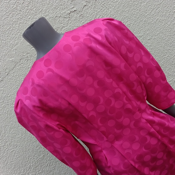 MS CHAUS VINTAGE 10 BUTTON PINK BUBBLE DRESS (HONG KONG) - Picture 16 of 17